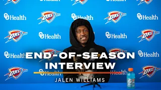 Jalen Williams | 2022-23 End-of-Season Interview | OKC Thunder
