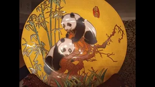 China панды в клуазоне