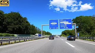 4K Driving in Germany: A1 Hamburg to Scharbeutz (Baltic Sea)