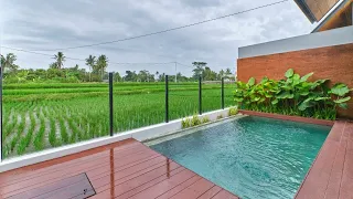 A must see - Villa dengan 2 kamar tidur dengan view sawah di lokasi favorit!