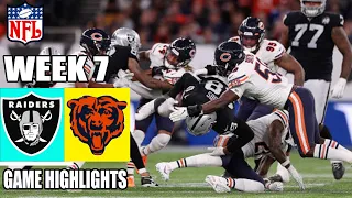 Las Vegas Raiders vs Chicago Bears [Week 7] (10/21/23) | NFL Highlights TODAY