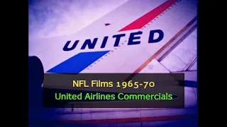All NFL Films United Airlines Commercials 1965-1970