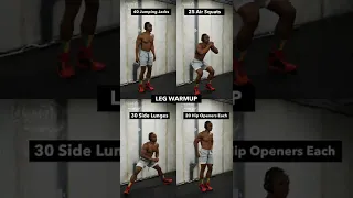 Warm up routine for your Legs🦵🏾 #1