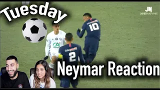 Reacting to Neymar Is Too Much SAUCE for us 2019! Dribbling Skills & Goals