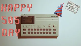 Happy 505 Day! Exploring sounds with my Roland TR-505 Rhythm Composer drum machine from the 1980s