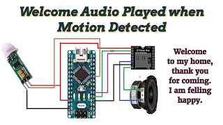 Welcome Audio Played When Motion Detected: DIY Home Automation Tutorial