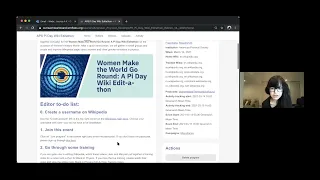 Pi Day Wiki Edit-a-thon 2021