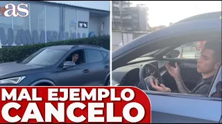 El MAL EJEMPLO de JOAO CANCELO con unos FANS que LE ESTABAN ESPERANDO | BARCELONA