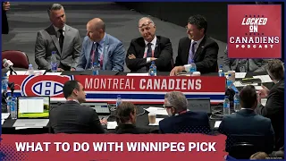 Montreal Canadiens mailbag: what should Habs do with Winnipeg pick in the NHL Entry Draft, and more