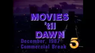 KTLA Channel 5: December, 1987 Commercial Break