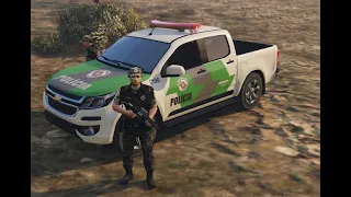 GTA V Mod Polícia Ambiental PMESP Assalto a Banco