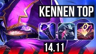 KENNEN vs SHEN (TOP) | Rank 1 Kennen, Rank 5, 46k DMG, 12/3/12, Godlike | NA Challenger | 14.11