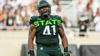 Derrick Harmon Highlights! DT transfer from Michigan State! Ohio State, Auburn, Oregon