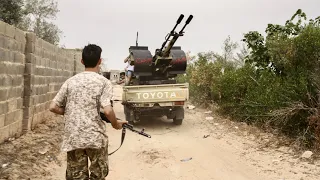 Бои в районе Триполи в объективе «Анадолу»