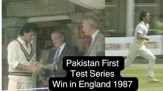 Pakistan First Ever Series Win in England 1987 | Imran Khan Man of the Series Performance as Captain