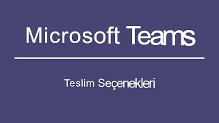 Microsoft Teams’de Sohbet Teslim Seçenekleri (Standard, Önemli, Acil)