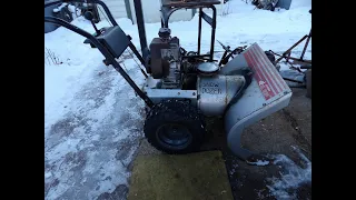 Snow Dozer Working with Faster Reverse!