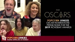 OSCAR Nominations Predictions for the 2019 ACADEMY AWARDS - Nadia Sawalha & The Popcorn Junkies