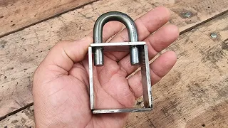 I made a padlock with a secret opening