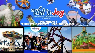 Wet N Joy Water Park Lonavala |Amusement Park Lonavala |Thursday ticket secret | A to Z food details