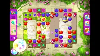 GardenScapes Level 1669 no boosters (15 moves)