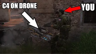 We put C4 on a Drone in MW2 and it was OP...