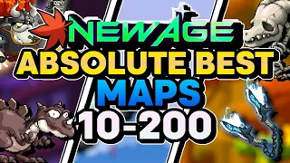 Absolute BEST Maplestory Training Map Guide | Post New Age (10 - 200)