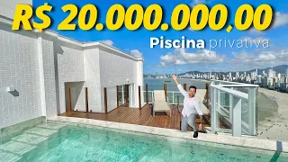 COBERTURA DUPLEX COM PISCINA PRIVATIVA R$ 20.000.000,00 EM BALNEÁRIO CAMBORIÚ