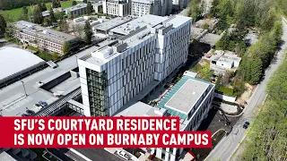 Courtyard Residence expands student housing spaces at SFU’s Burnaby campus