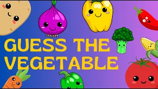 Guess the Vegetable Quiz for kids | Learn Vegetables | PreK Kindergarten Grade1 | Easy Fun Quiz Game
