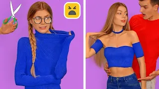 FASHION HACKS & CLOTHES DIY! Girls Clothes Transformation Ideas by Mr Degree