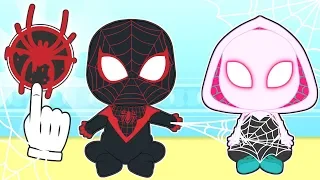 BEBE ALEX se disfraza del nuevo hombre araña💥 Dibujos animados para niños en español