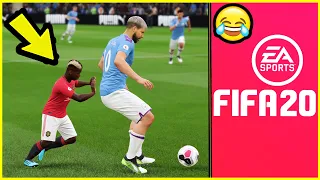 GIANT PLAYERS VS TINY PLAYERS IN FIFA 20