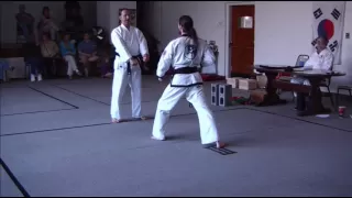 Tang Soo Do and Tae Kwon Do Moo Duk Kwan One Step Technique