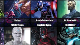 Superhero And Their Evil Version Marvel part1