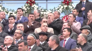 Tajik President Dances In The Persian New Year