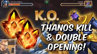 Double 4 Star Crystal Opening & Free To Play Act 3 Thanos Boss! - Marvel Contest of Champions