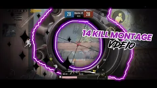 ||PUBG MOBILE MONTAGE||😮 14 KILL MONTAGE ||❤️ BEST SPRAY||# ROX OVER||😘