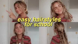 7 easy, heatless hairstyles for school! | Summer Mckeen