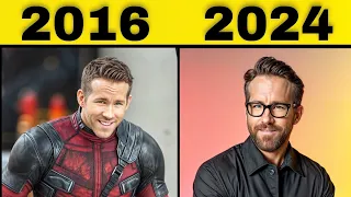 deadpool 2016 All Cast then & Now(2016-2024).#deadpool #ryanreynolds