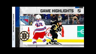 New York Rangers vs Boston Bruins | November 26, 2021 | Game Highlights | NHL Regular Season