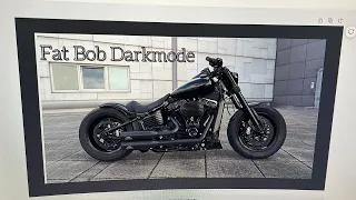 Dark Parts Motorcycles - Customized Harley-Davidson Softail Fat Bob 114"