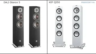 Акустика KEF Q550 & Dali Oberon 5 с усилителем Denon PMA-600NE. Что лучше?