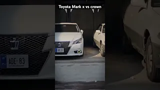 Best Toyota Mark x VS crown #music #remix #bass #edm #youtubeshorts #malikpuwan #carshow #racing
