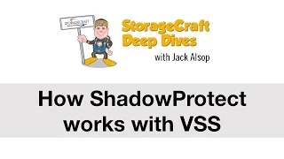 How Shadowprotect Works With VSS