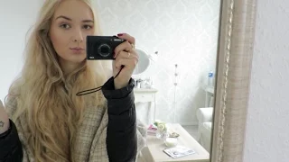 Vlog: Beauty Products. Studio. Shopping for a Coat