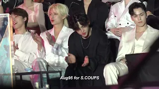 230107 GDA 세븐틴 에스쿱스 reaction to NewJeans 뉴진스 (Attention + Hype boy) Stage 직캠 S.COUPS focus