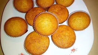 How To Make Moist Vanilla Cupcakes at home/Perfect Cupcake/Super moist vanilla cupcake - Tutorial