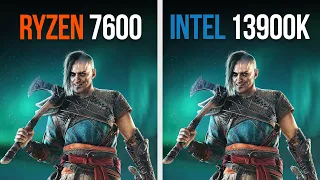 Ryzen 5 7600 vs. Intel i9 13900k | Comparison in 11 Games (1080p)