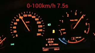 BMW 320d f30 acceleration